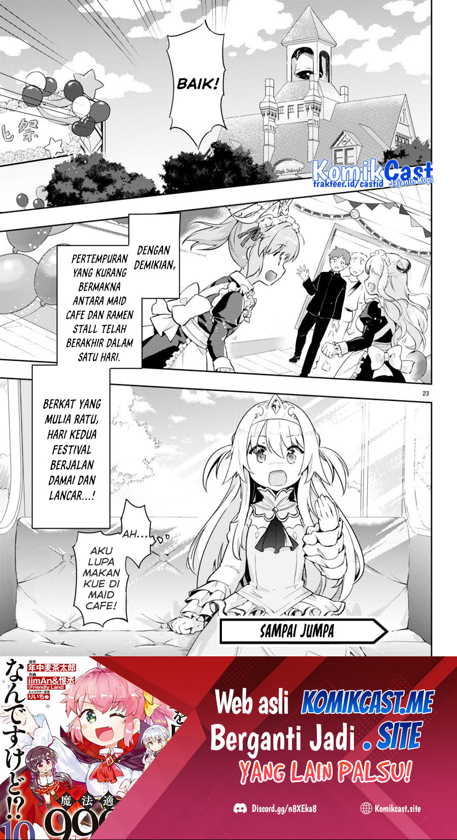 Kenshi wo Mezashite Nyuugaku shita no ni Mahou Tekisei 9999 nan desu kedo!? Chapter 59 Bahasa Indonesia